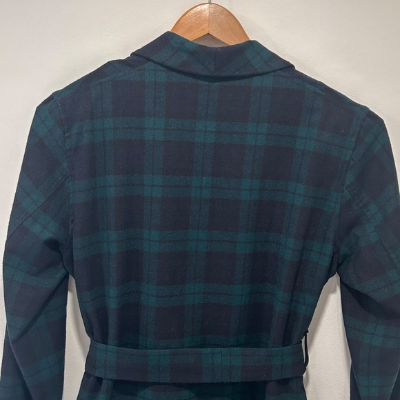 Vintage Pendleton Men's Black Watch Tartan Wool Robe - Navy/Green - Medium - USA - Picture 3 of 8